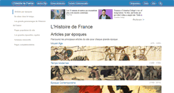 Desktop Screenshot of histoire-france.net